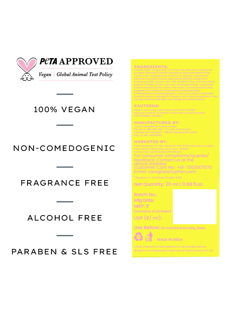 10% VITAMIN C SERUM with 1% [VITAMIN E + FERULIC ACID] - 20ml - Image 11