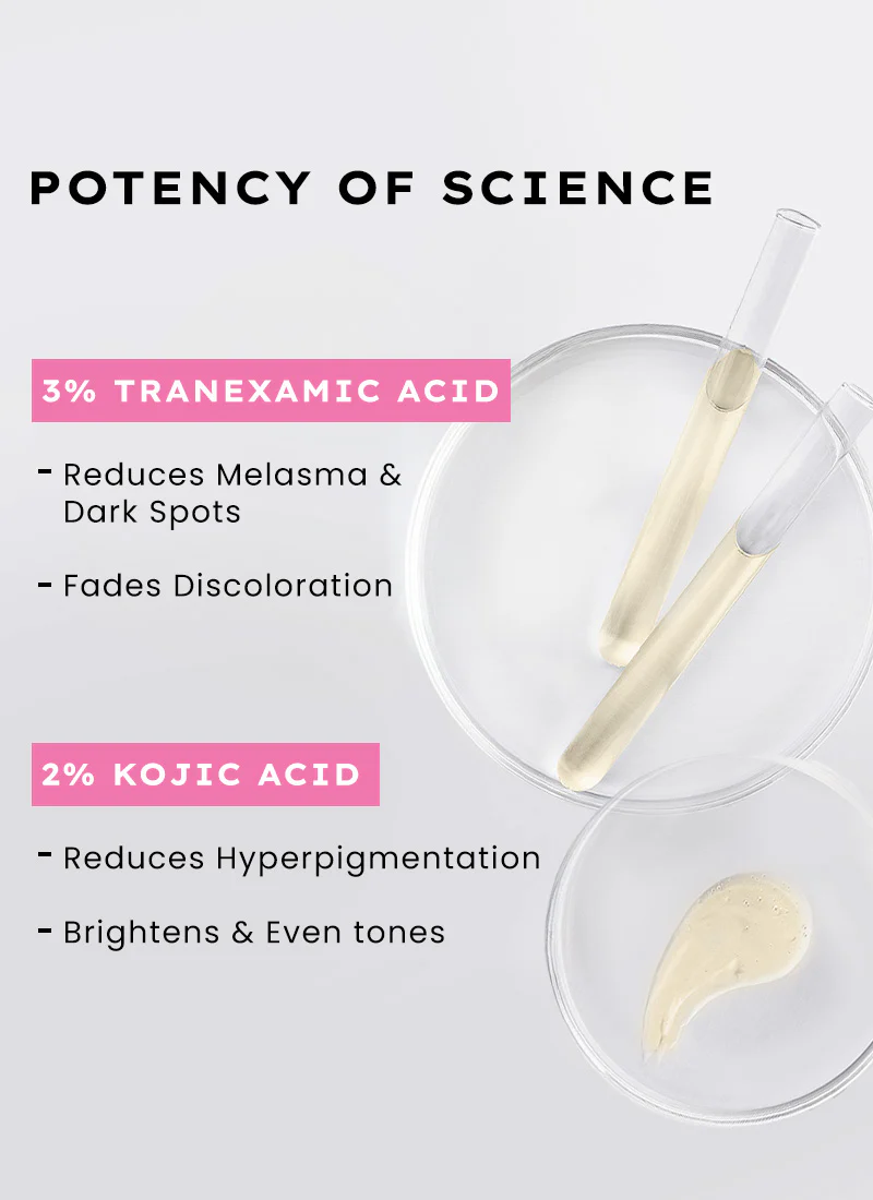 Advanced Glow Serum With 3% Tranexamic Acid & 2% Kojic Acid - 30 ml - Image 5