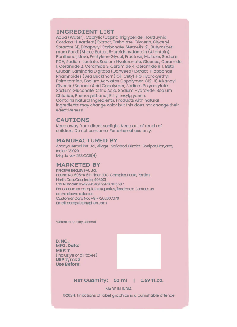 7% Ceramides-NMF Face Moisturizer Rich Pillow Cream - 50 ml - Image 11