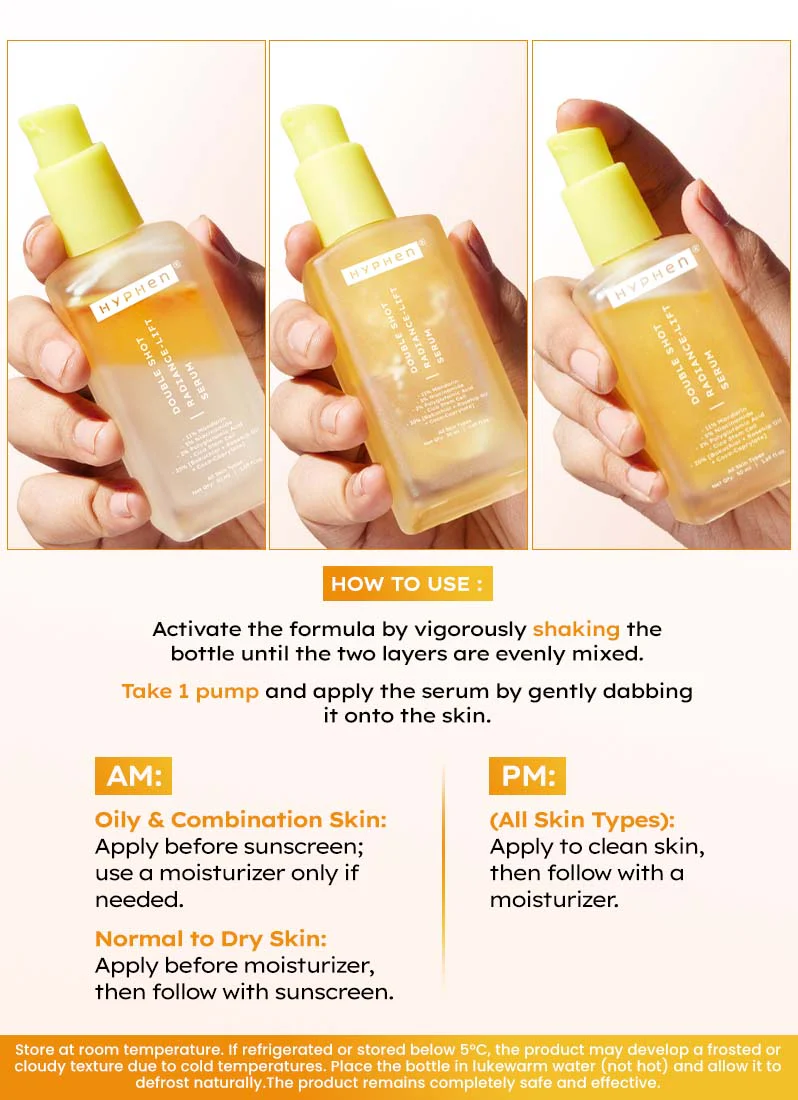 Double Shot Radiance Lift Face Serum- 50 ml - Image 9