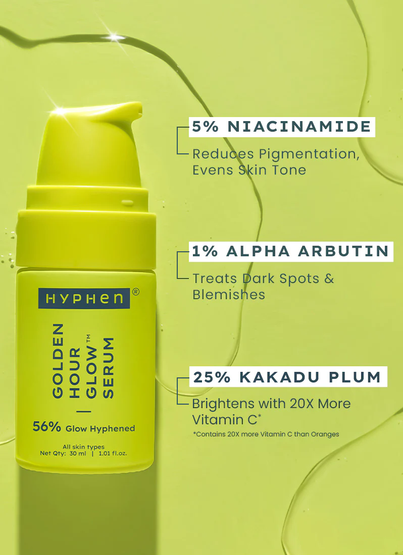 Golden Hour Glow Serum | 5% niacinamide, 1% alpha arbutin- 30 ml - Image 3