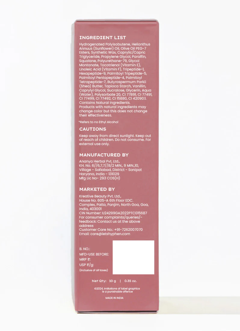VIP HAZEL LIP BALM WITH 1% VIT E, 2% SQUALANE & PEPTIDES - 10G - Image 11