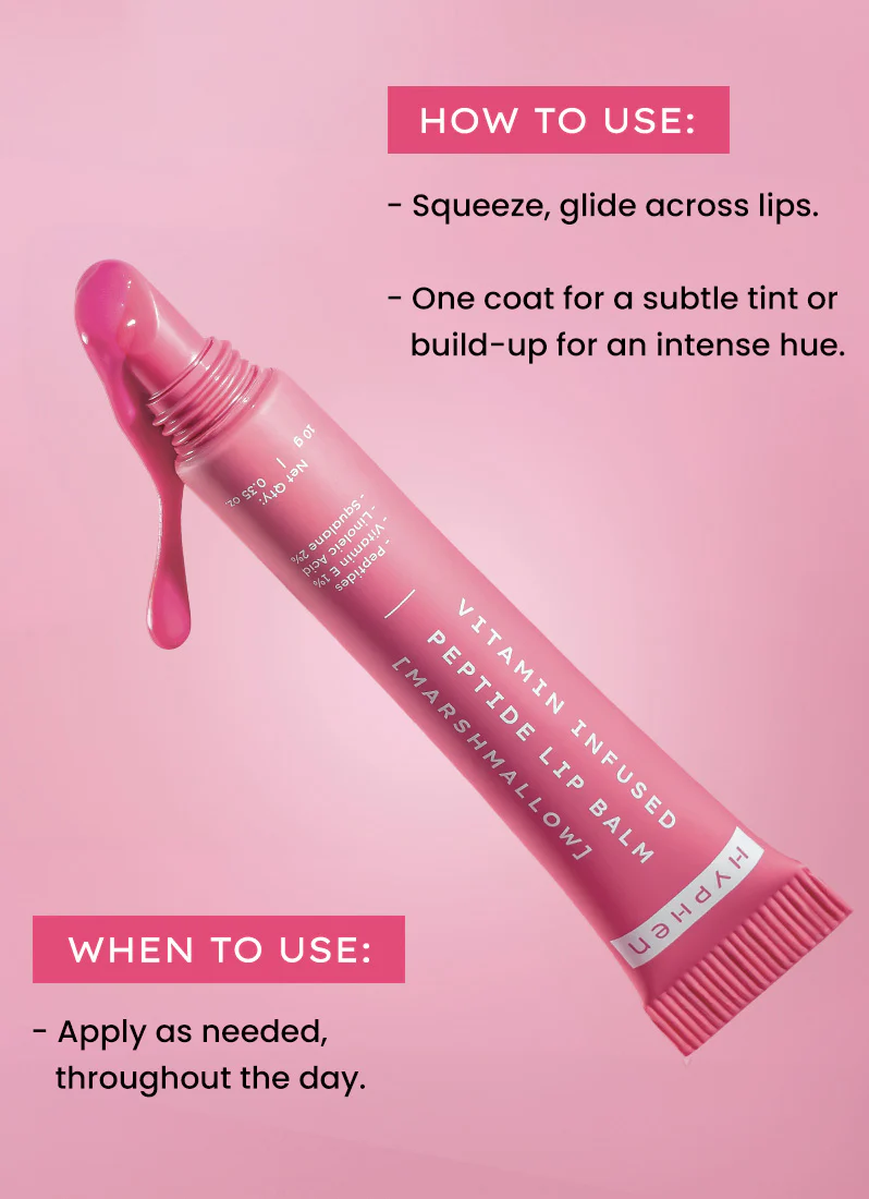 VIP MARSHMALLOW LIP BALM WITH 1% VIT E, 2% SQUALANE & PEPTIDES - 10G - Image 8