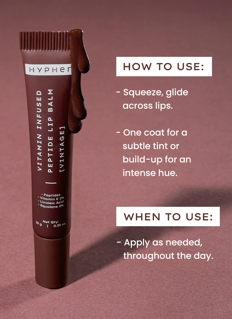 VIP VINTAGE LIP BALM WITH 1% VIT E, 2% SQUALANE & PEPTIDES - 10G - Image 9