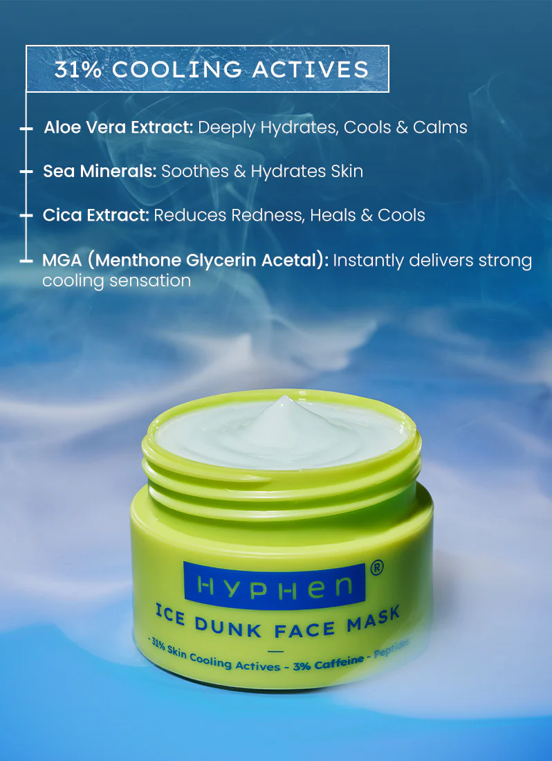 ICE DUNK COOLING FACE MASK 31% COOLING ACTIVES - 50GM - Image 6