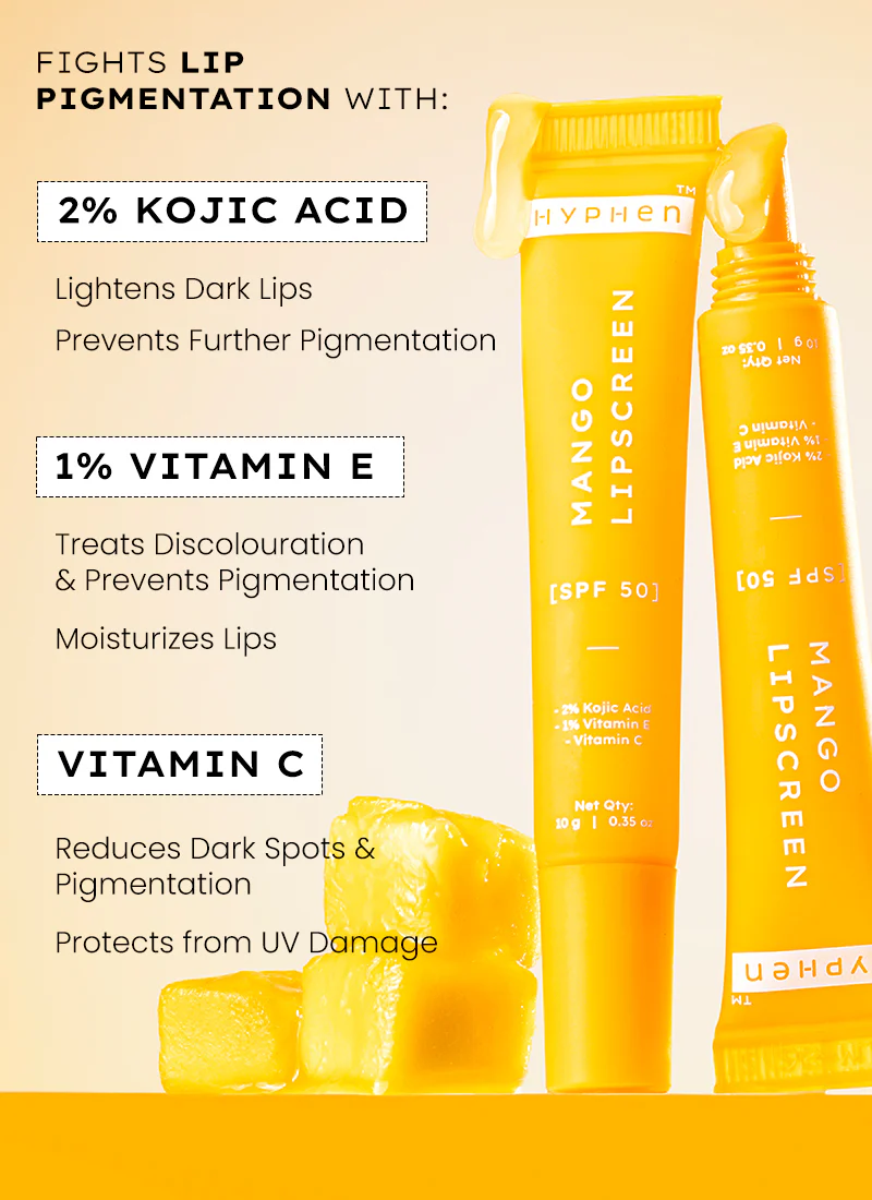 MANGO LIP SCREEN SPF 50 PA++++ WITH 2% KOJIC ACID - Image 5