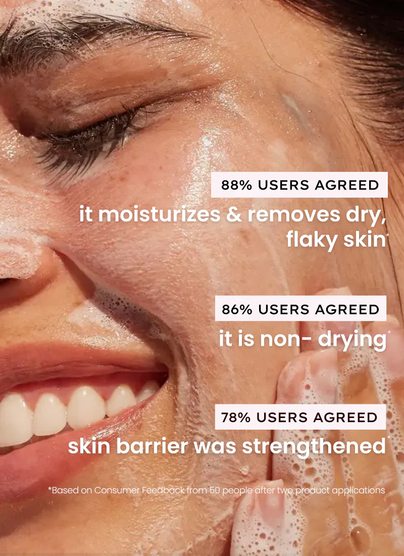 Moisturizing Cream Cleanser With Ceramides For Dry Skin - 100 ml - Image 3