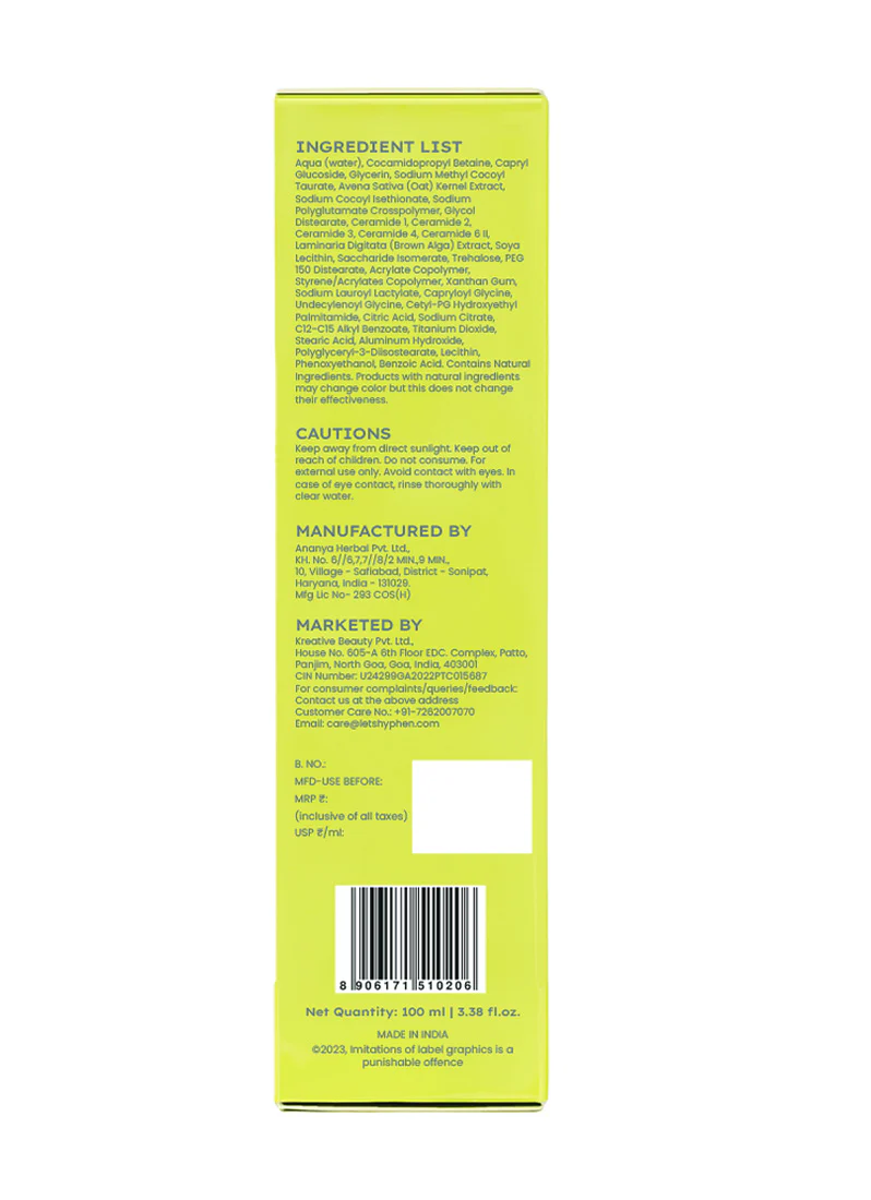Moisturizing Cream Cleanser With Ceramides For Dry Skin - 100 ml - Image 8