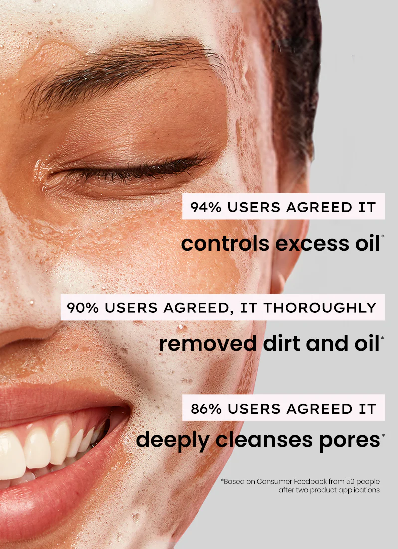 Oil Control & Exfoliating Cleanser with 2% AHA BHA - 100 ml - Image 3