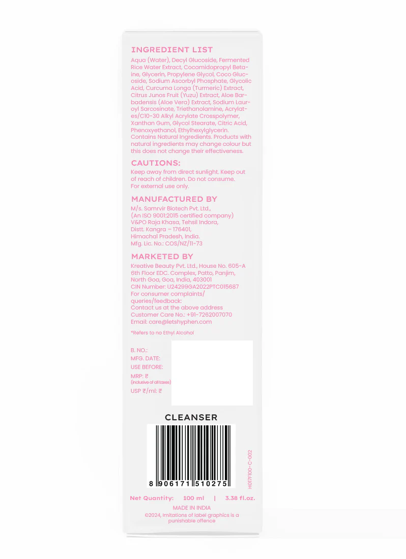 Rice Water Cleanser for Brightening - Image 9