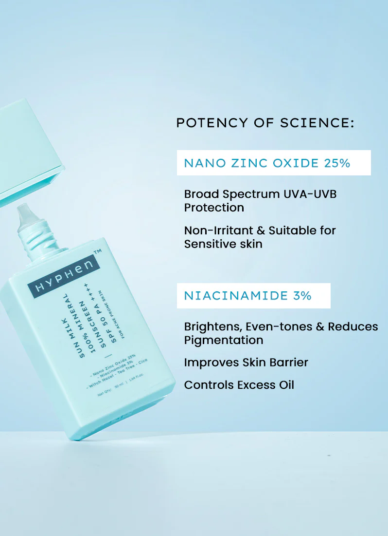 Sun milk 100% mineral sunscreen SPF 50 PA++++ | 50 ml - Image 6