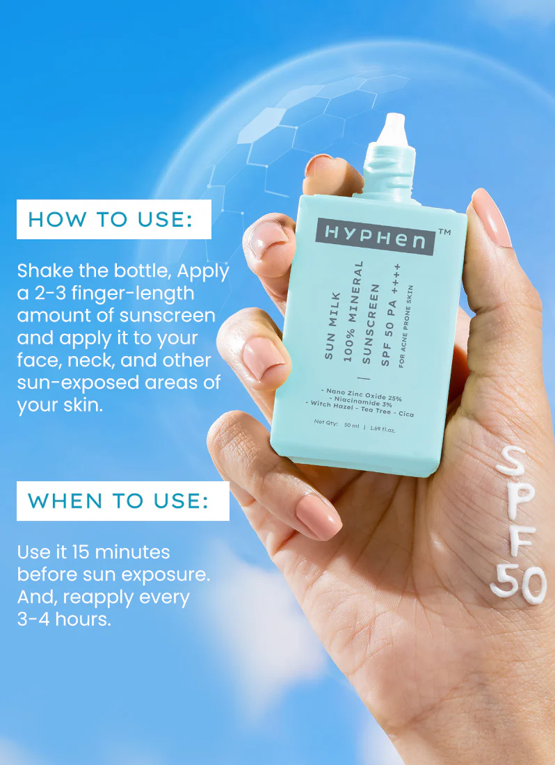 Sun milk 100% mineral sunscreen SPF 50 PA++++ | 50 ml - Image 9