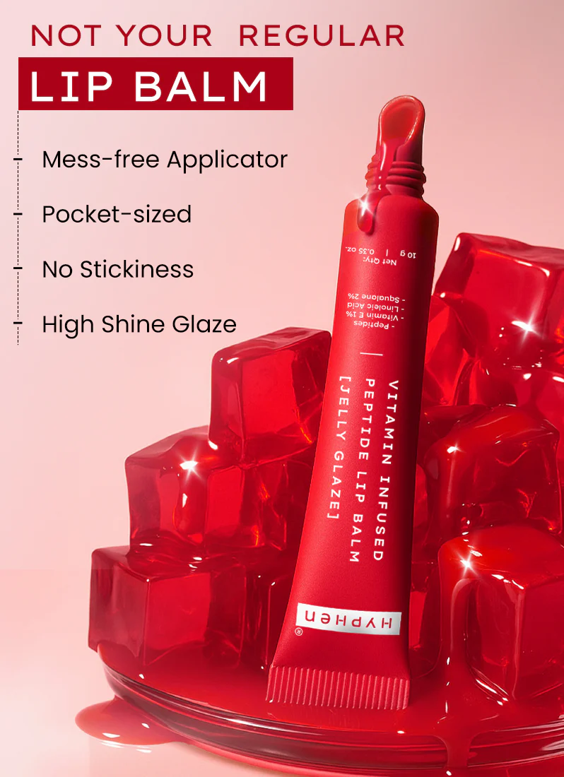 VIP Jelly Glaze Lip Balm, 1% Vit E & Peptides- 10g - Image 8