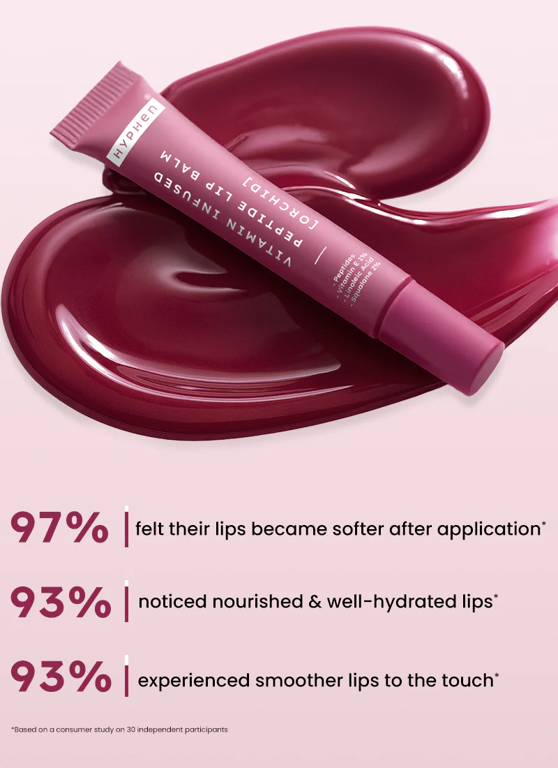 VIP Orchid Lip Balm, 1% Vit E & Peptides- 10g - Image 6