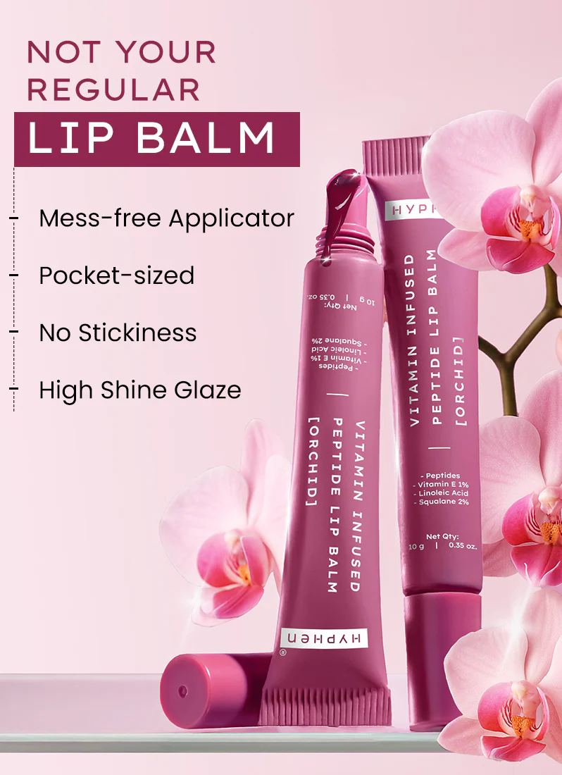 VIP Orchid Lip Balm, 1% Vit E & Peptides- 10g - Image 8