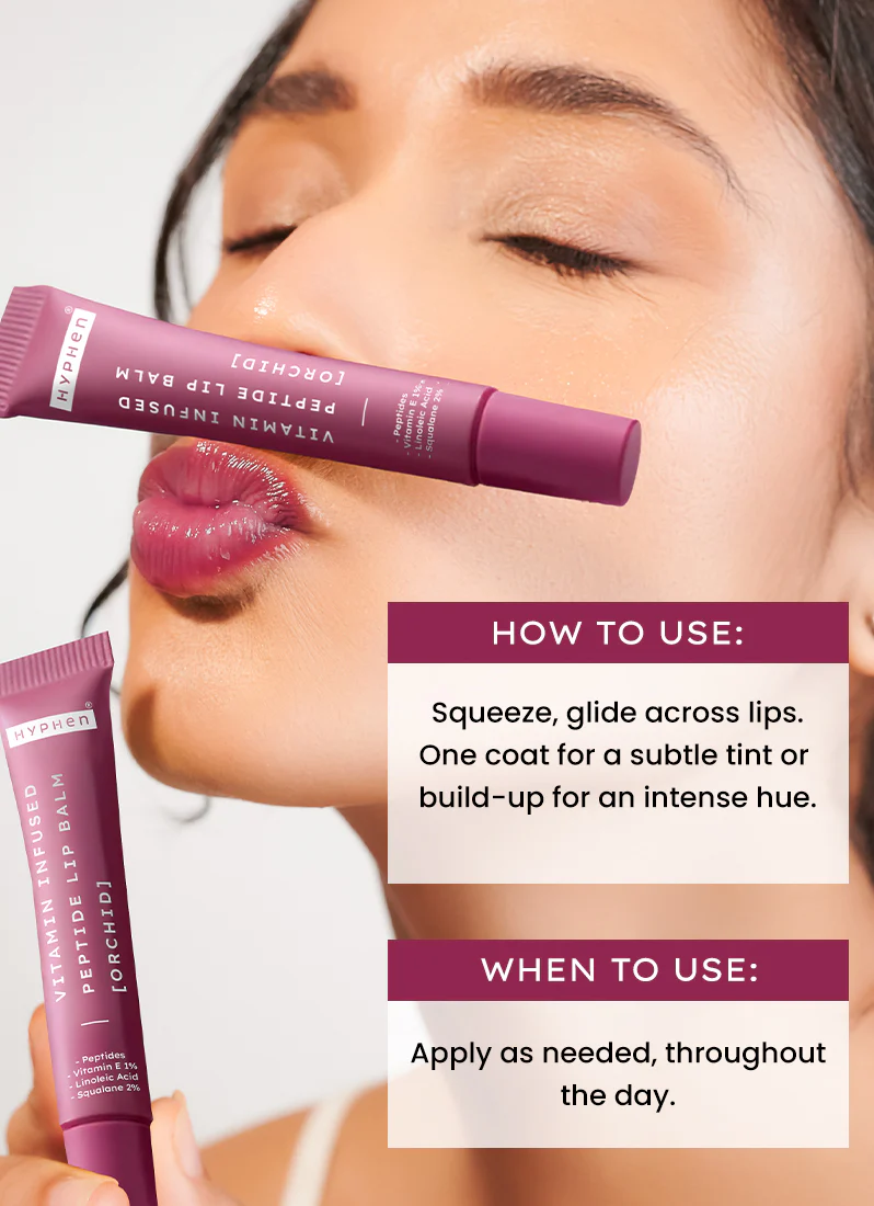 VIP Orchid Lip Balm, 1% Vit E & Peptides- 10g - Image 9