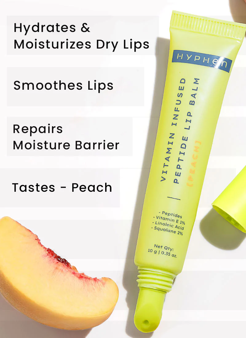 VITAMIN INFUSED PEPTIDE LIP BALM - PEACH 10G - Image 4